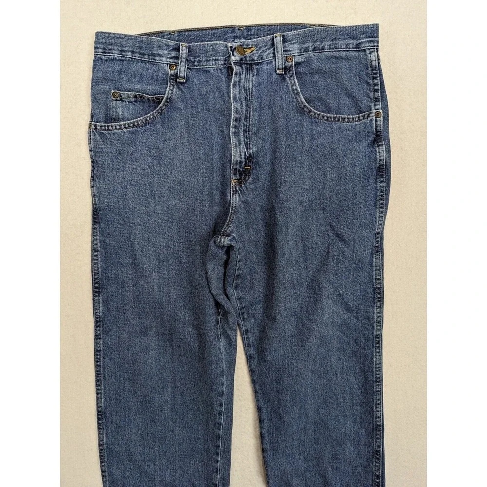 Wrangler Mens Jeans Size 36 x 30 Cotton Blue